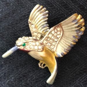 VINTAGE HUMMINGBIRD PIN